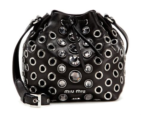 miu miu crystal bag|Miu Crystal Leather Bag.